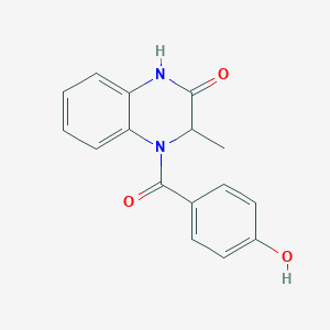 4-(4-hydroxybenzoyl)-3-methyl-3,4-dihydro-2(1H)-quinoxalinone