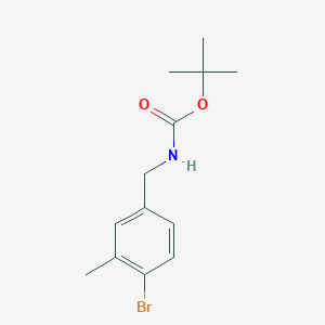 N-Boc-4-bromo-3-methyl-benzylamine
