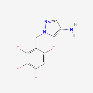 1-(2,3,4,6-tetrafluorobenzyl)-1H-pyrazol-4-amine