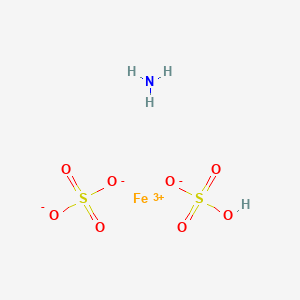 molecular formula FeH4NO8S2 B3017005 Ammoniumiron(III)sulfate CAS No. 10138-04-2; 7783-83-7