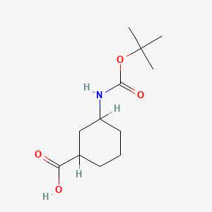 B3017028 3-(Boc-amino)cyclohexanecarboxylic acid CAS No. 222530-33-8; 222530-34-9; 334932-13-7