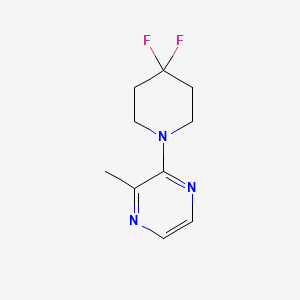 B3017057 2-(4,4-Difluoropiperidin-1-yl)-3-methylpyrazine CAS No. 2324856-85-9