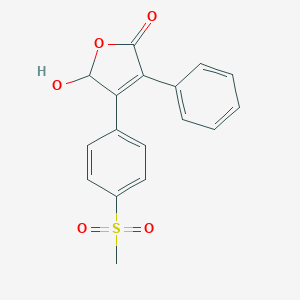 molecular formula C17H14O5S B030171 5-Hydroxy Vioxx CAS No. 185147-17-5