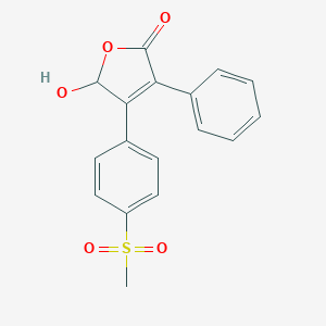 molecular formula C17H14O5S B030171 5-Hydroxyrofecoxib CAS No. 185147-17-5