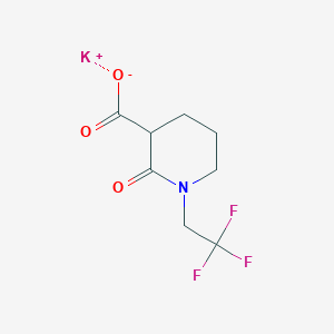 Potassium;2-oxo-1-(2,2,2-trifluoroethyl)piperidine-3-carboxylate