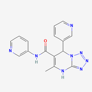 5-methyl-N,7-di(pyridin-3-yl)-4,7-dihydrotetrazolo[1,5-a]pyrimidine-6-carboxamide