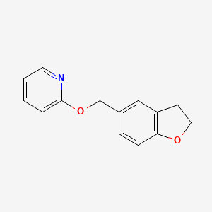 2-[(2,3-Dihydro-1-benzofuran-5-yl)methoxy]pyridine