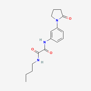N1-butyl-N2-(3-(2-oxopyrrolidin-1-yl)phenyl)oxalamide