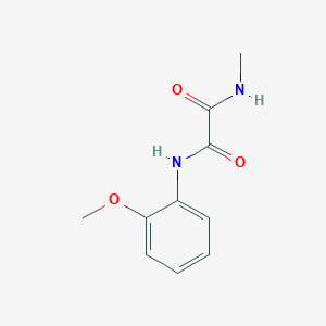 molecular formula C10H12N2O3 B3017306 N'-(2-methoxyphenyl)-N-methyloxamide CAS No. 21775-16-6