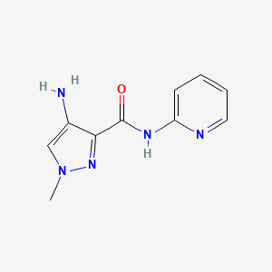 4-amino-1-methyl-N-(pyridin-2-yl)-1H-pyrazole-3-carboxamide