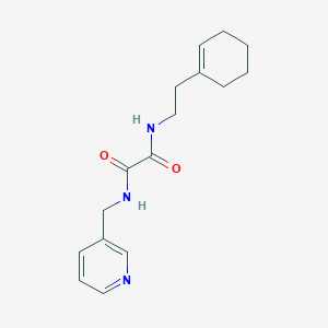 molecular formula C16H21N3O2 B3017464 N1-(2-(cyclohex-1-en-1-yl)ethyl)-N2-(pyridin-3-ylmethyl)oxalamide CAS No. 432510-30-0