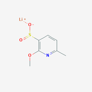 Lithium;2-methoxy-6-methylpyridine-3-sulfinate