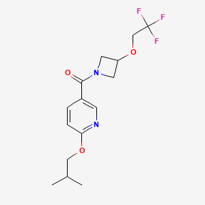 (6-Isobutoxypyridin-3-yl)(3-(2,2,2-trifluoroethoxy)azetidin-1-yl)methanone