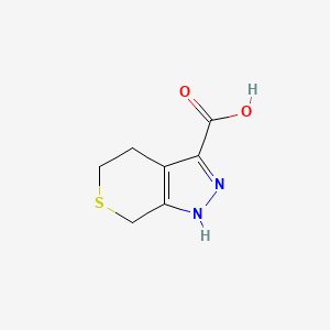 1,4,5,7-Tetrahydrothiopyrano[3,4-c]pyrazole-3-carboxylic acid
