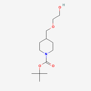 tert-Butyl 4-((2-hydroxyethoxy)methyl)piperidine-1-carboxylate