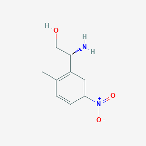 (R)-2-Amino-2-(2-methyl-5-nitrophenyl)ethan-1-ol