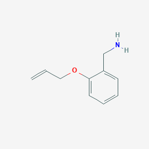 molecular formula C10H13NO B3017540 [2-(Prop-2-en-1-yloxy)phenyl]methanamine CAS No. 161562-67-0