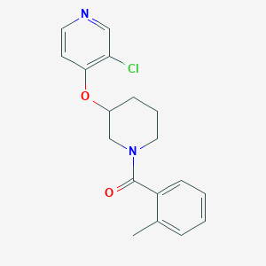 (3-((3-Chloropyridin-4-yl)oxy)piperidin-1-yl)(o-tolyl)methanone