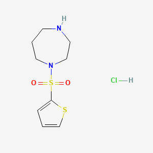 1-(Thiophen-2-ylsulfonyl)-1,4-diazepane hydrochloride