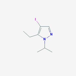 molecular formula C8H13IN2 B3017670 5-Ethyl-4-iodo-1-isopropyl-1H-pyrazole CAS No. 1354705-29-5