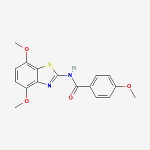 N-(4,7-dimethoxy-1,3-benzothiazol-2-yl)-4-methoxybenzamide