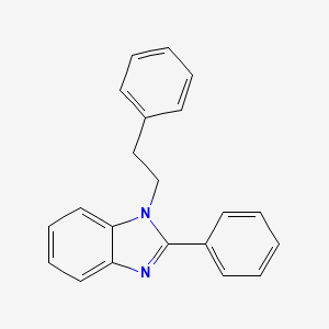 molecular formula C21H18N2 B3017698 2-Phenyl-1-(2-phenylethyl)benzimidazole CAS No. 95866-89-0