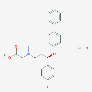 molecular formula C24H25ClFNO3 B030177 ALX 5407 hydrochloride CAS No. 200006-08-2