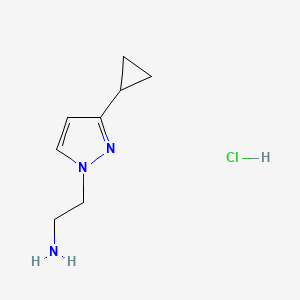 2-(3-Cyclopropyl-1H-pyrazol-1-yl)ethanamine hydrochloride