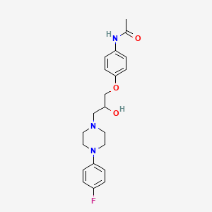 N-(4-{3-[4-(4-fluorophenyl)piperazin-1-yl]-2-hydroxypropoxy}phenyl)acetamide