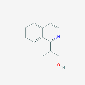 molecular formula C12H13NO B3017724 2-Isoquinolin-1-ylpropan-1-ol CAS No. 1803915-94-7
