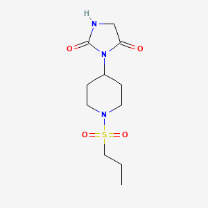 3-(1-(Propylsulfonyl)piperidin-4-yl)imidazolidine-2,4-dione