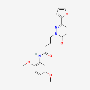 N-(2,5-dimethoxyphenyl)-4-(3-(furan-2-yl)-6-oxopyridazin-1(6H)-yl)butanamide