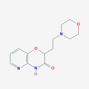 molecular formula C13H17N3O3 B3017803 2-(2-morpholinoethyl)-2H-pyrido[3,2-b][1,4]oxazin-3(4H)-one CAS No. 860611-77-4