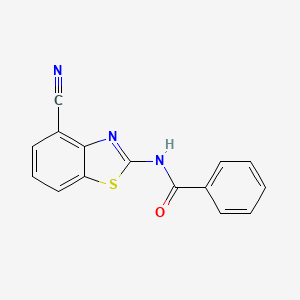 N-(4-cyano-1,3-benzothiazol-2-yl)benzamide