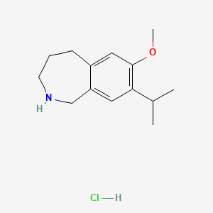7-methoxy-8-(propan-2-yl)-2,3,4,5-tetrahydro-1H-2-benzazepine hydrochloride