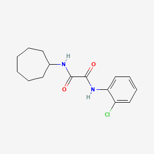 B3017896 N'-(2-chlorophenyl)-N-cycloheptyloxamide CAS No. 898375-43-4