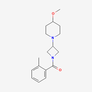 (3-(4-Methoxypiperidin-1-yl)azetidin-1-yl)(o-tolyl)methanone