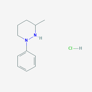 B3018162 3-Methyl-1-phenylhexahydropyridazine hydrochloride CAS No. 39998-48-6; 52987-48-1