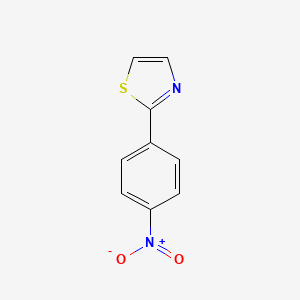 molecular formula C9H6N2O2S B3018450 2-(4-Nitrophenyl)thiazole CAS No. 3704-41-4