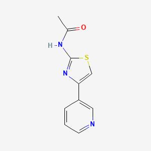 molecular formula C10H9N3OS B3018457 N-(4-(pyridin-3-yl)thiazol-2-yl)acetamide CAS No. 118371-30-5