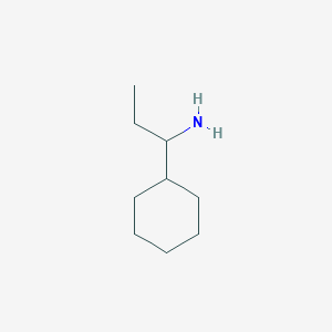 molecular formula C9H19N B3018495 1-Cyclohexylpropan-1-amine CAS No. 854750-32-6