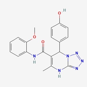 7-(4-hydroxyphenyl)-N-(2-methoxyphenyl)-5-methyl-4,7-dihydrotetrazolo[1,5-a]pyrimidine-6-carboxamide