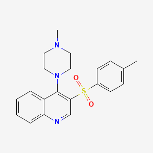 3-(4-Methylphenyl)sulfonyl-4-(4-methylpiperazin-1-yl)quinoline