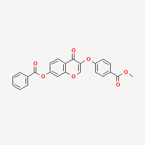 methyl 4-((7-(benzoyloxy)-4-oxo-4H-chromen-3-yl)oxy)benzoate