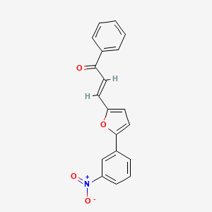 (E)-3-[5-(3-nitrophenyl)furan-2-yl]-1-phenylprop-2-en-1-one