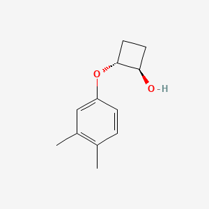 B3018806 (1R,2R)-2-(3,4-dimethylphenoxy)cyclobutan-1-ol CAS No. 2154182-07-5; 2165812-95-1