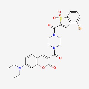 molecular formula C27H26BrN3O6S B3018814 Stat3-IN-3 