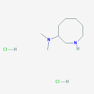 molecular formula C9H21ClN2 B3018914 N,N-dimethylazocan-3-amine;hydrochloride CAS No. 937-17-7