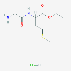 molecular formula C9H19ClN2O3S B3018954 Ethyl glycylmethioninate hydrochloride CAS No. 1397000-76-8