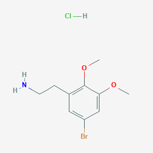 2-(5-Bromo-2,3-dimethoxyphenyl)ethanamine;hydrochloride